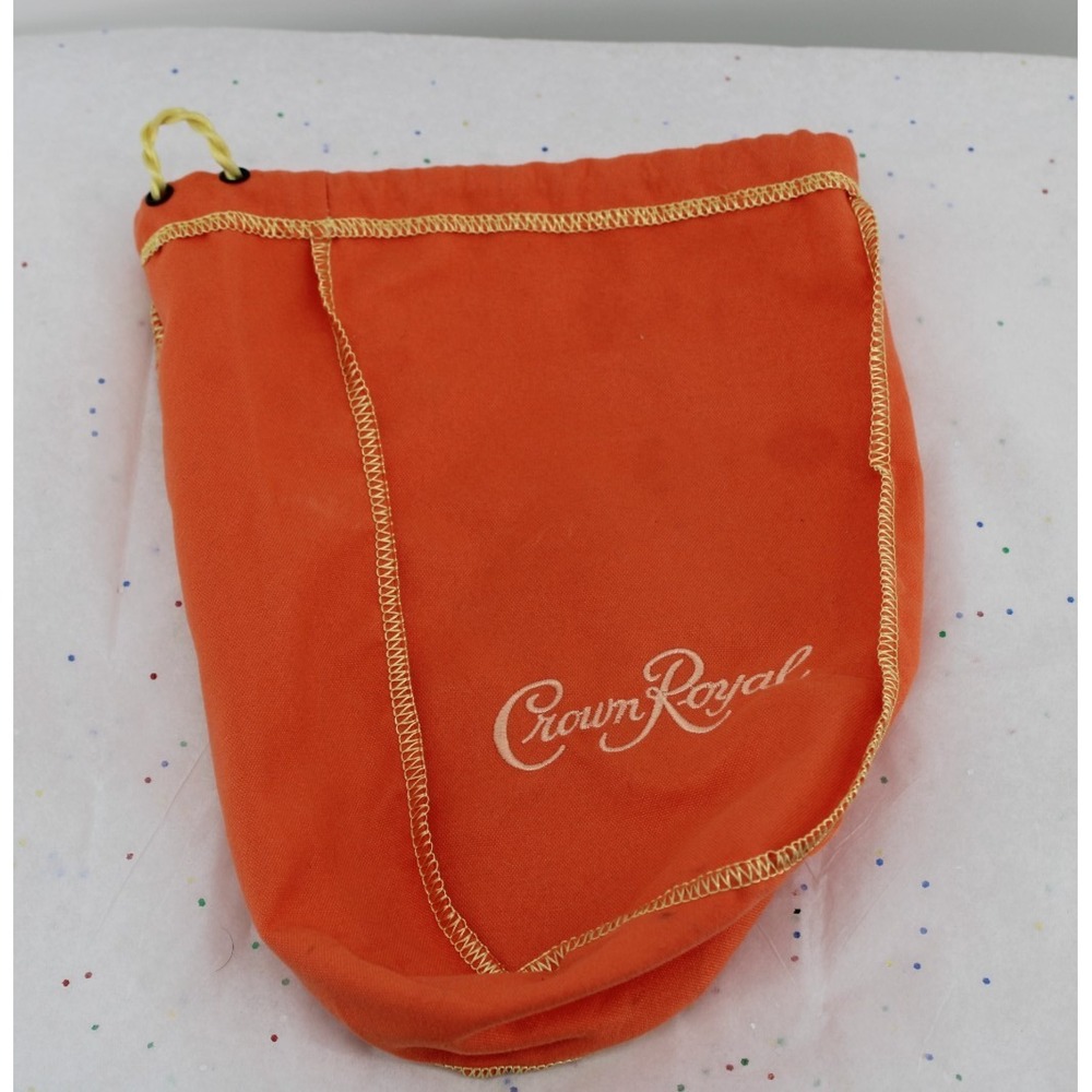 CROWN ROYAL PEACH LIMITED EDITION 750 ML BAG 9" WITH DRAW STRING - NEW